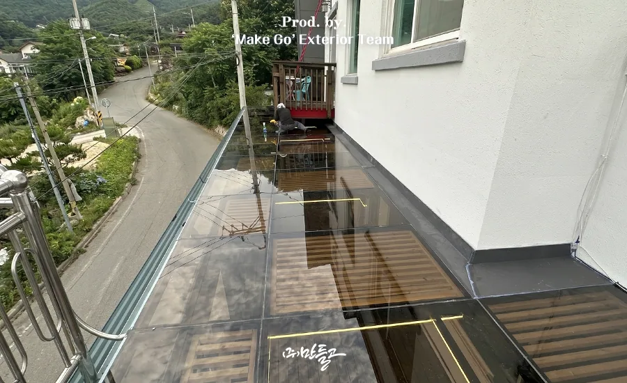 경상남도 산청군 대규모 썬룸 시공 후기