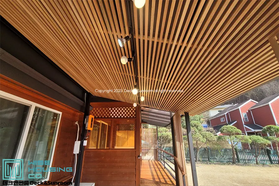포인트 목재 렉산 캐노피 사진 4