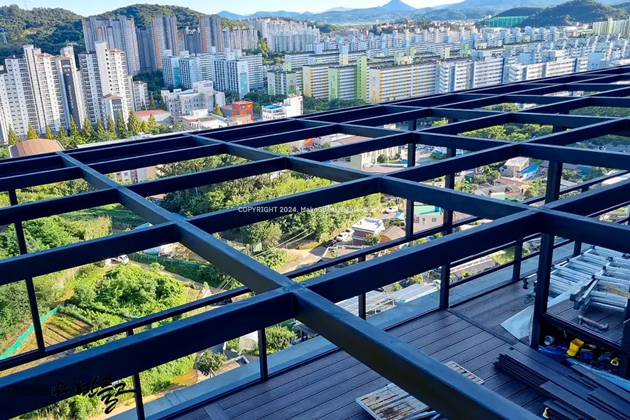 순천 테라스 썬룸 디자인 시공 현장