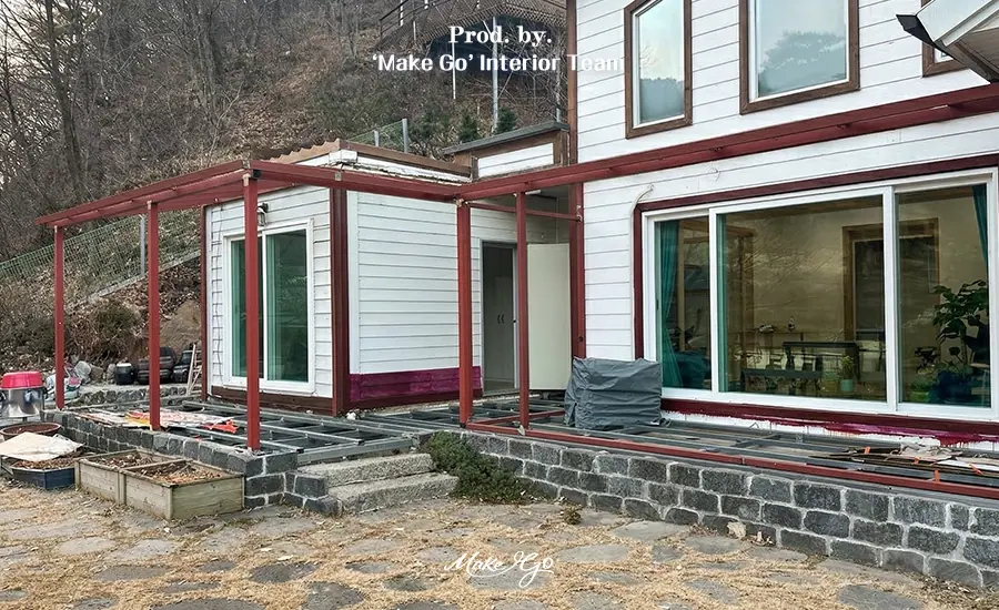 충청북도 괴산군 복합썬룸 시공 후기 사진 3