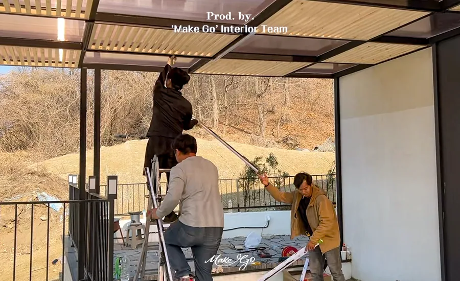 경기도 광주 프리미엄 캐노피 시공 후기