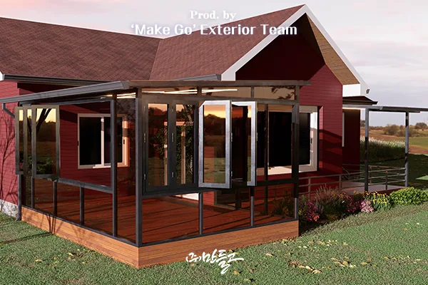 여주 썬룸 캐노피 시공 현장! 사진 6