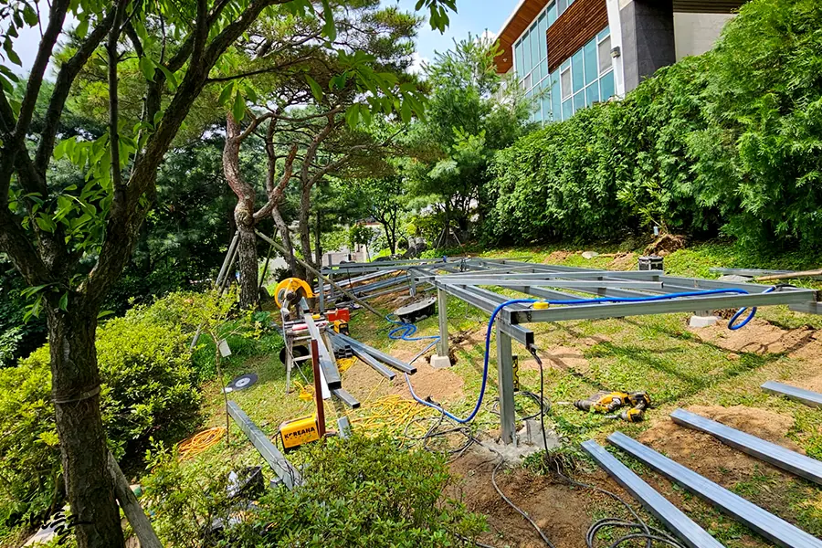 경기도 구리시 합성데크 시공