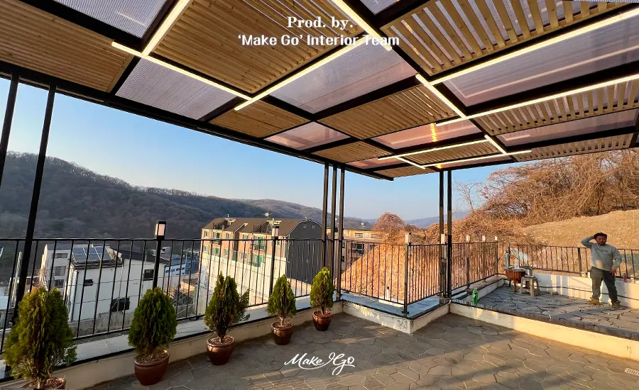 경기도 광주 프리미엄 캐노피 시공 후기