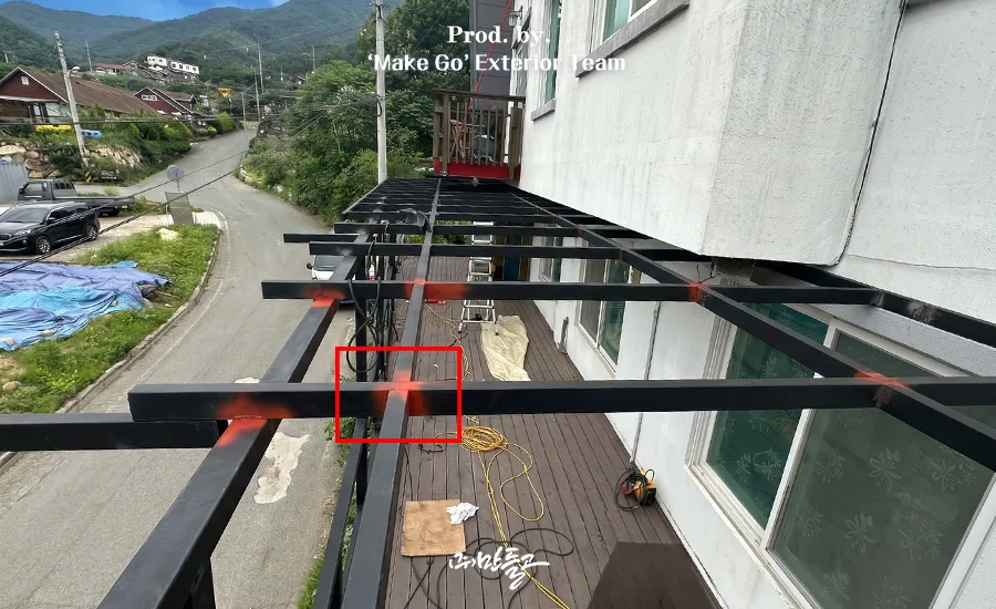경상남도 산청군 대규모 썬룸 시공 후기