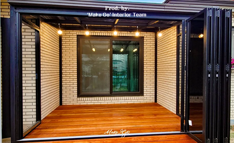 경기도 양평 썬룸+데크 시공 현장