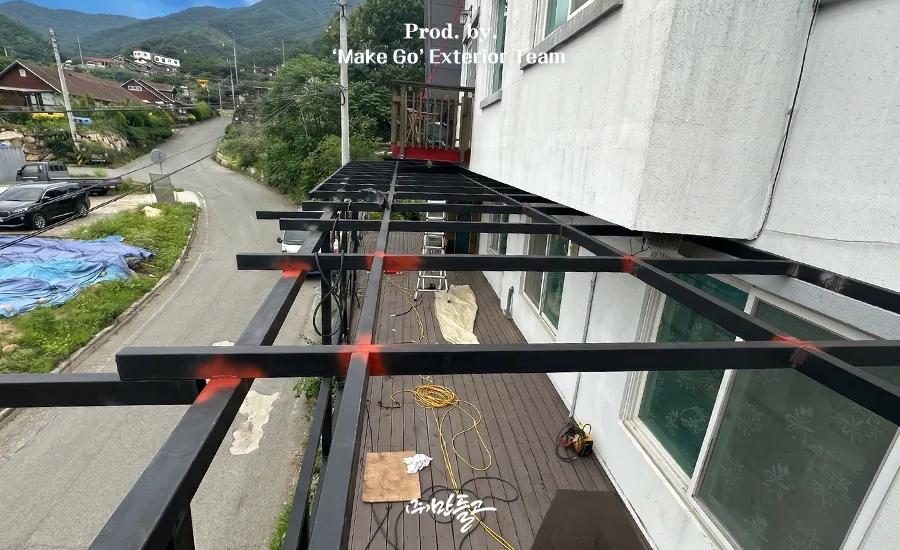 경상남도 산청군 대규모 썬룸 시공 후기