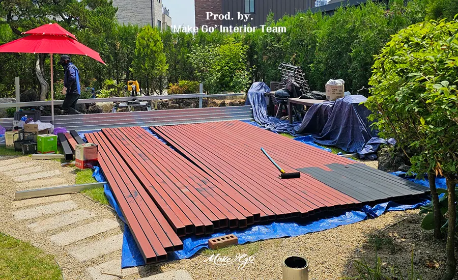 경기도 이천 썬룸 시공 현장 (좌측)