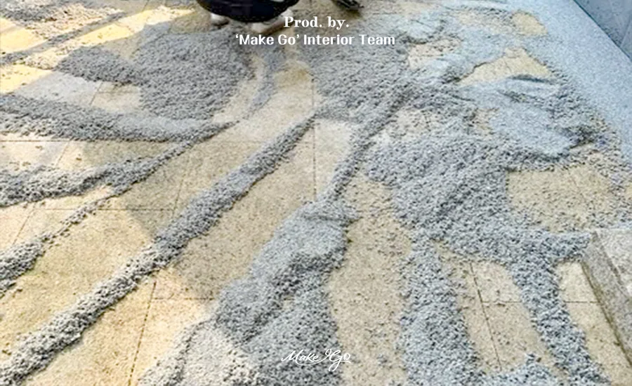 경기도 광주 썬룸 및 콩자갈 시공 후기