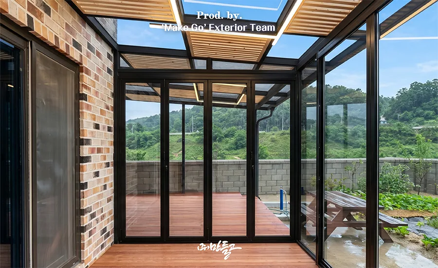 충청북도 영동군 복합썬룸 시공 후기