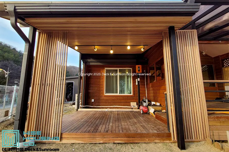 포인트 목재 렉산 캐노피 사진 3