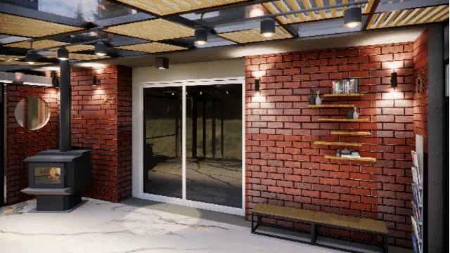 썬룸 인테리어 3D제안 사진 3