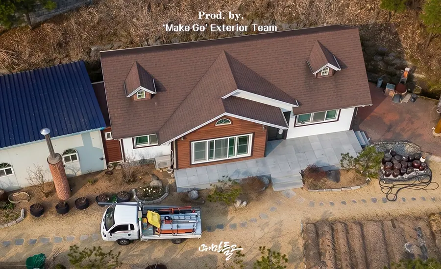 경기도 여주시 석재 데크 시공 후기
